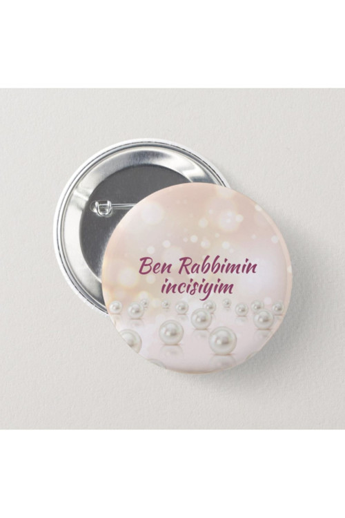 Ben Rabbimin İncisiyim - İğneli Rozet (20 Adet)