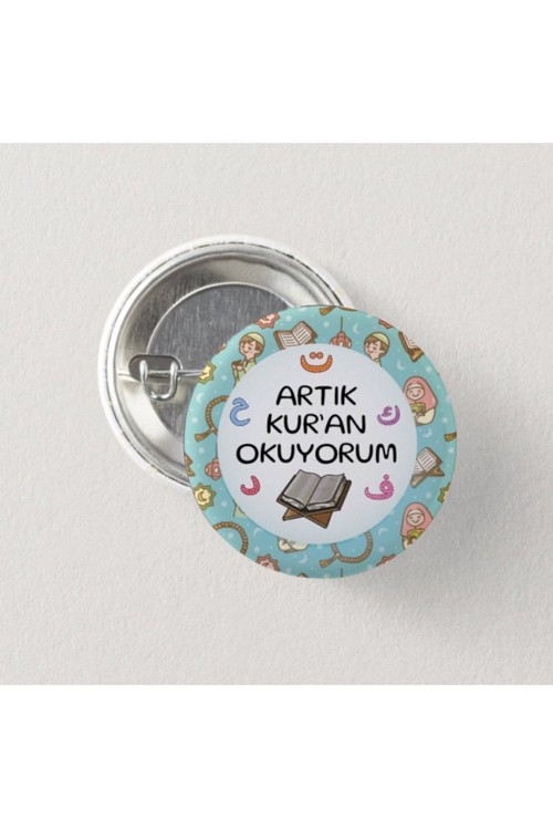 Artık Kuran Okuyorum Çocuk Rozet (20 Adet)