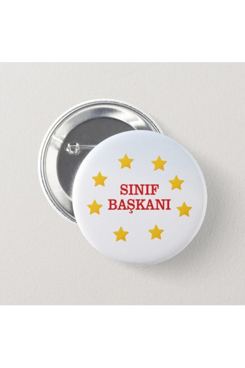 Sınıf Başkanı Çocuk Iğneli Rozet-2 Adet