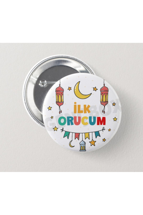 İlk Orucum - Kandilli Çocuk İğneli Rozet (20 ADET)
