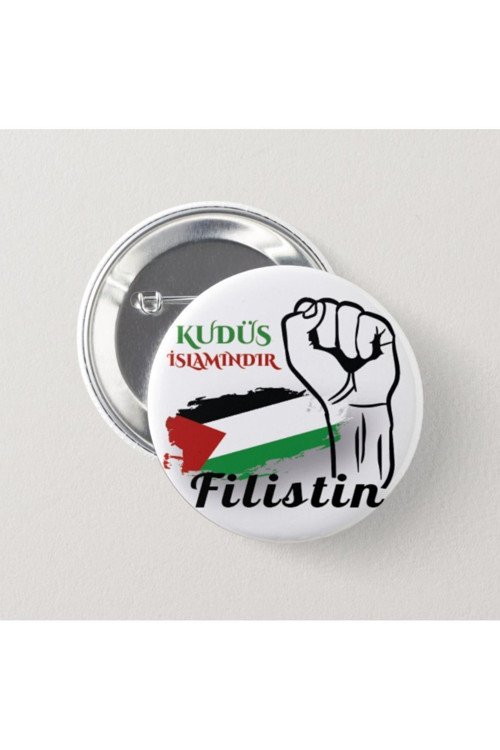 Kudüs İslamındır (Filistin) - İğneli Rozet (20 ADET)