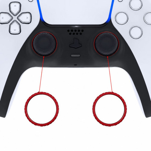 PS5 DualSense Analog Halka Yüzük PlayStation 5 Kol Accent Ring Dekoratif Yedek Parça 2 Adet Bordo