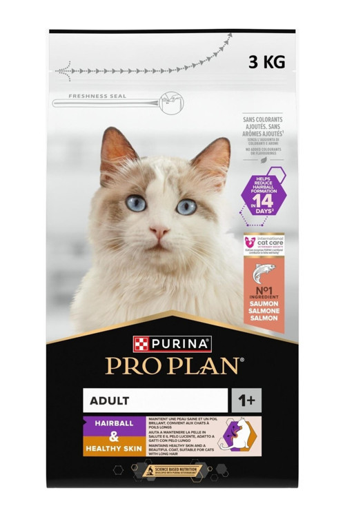 Proplan Hairball Tüy Sağlığı destekli Somonlu Kedi Maması 3 kg
