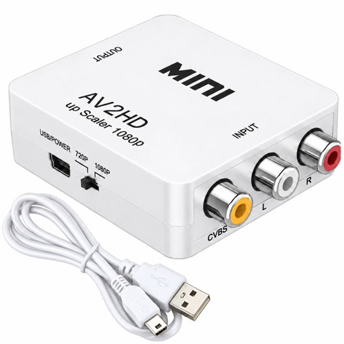 AV2HDMI Çevirici 1080P Dönüştürücü PS1 PS2 Wii Xbox 360 NES SNES N64 Sega Dreamcast Retro Oyun Konso