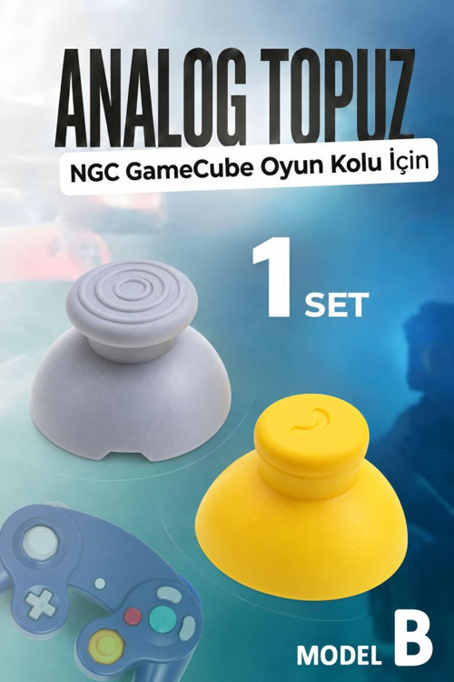 NGC Topuz Model B Gamecube Analog Başlık Seti Kol Yedek Parça