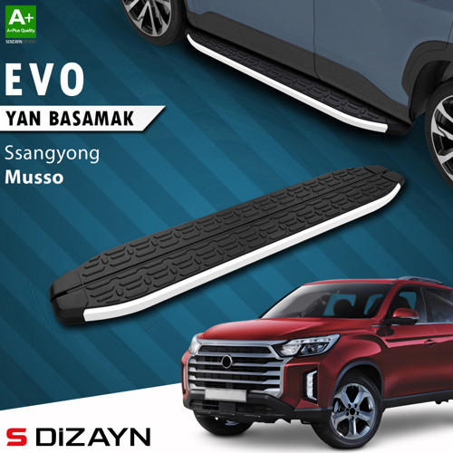 Ssangyong Musso Evo Aluminyum Yan Basamak 213 Cm 2018-2026 A+ Kalite
