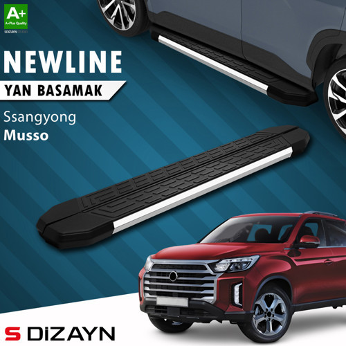 Ssangyong Musso NewLine Krom Yan Basamak 213 Cm 2018-2026 A+ Kalite