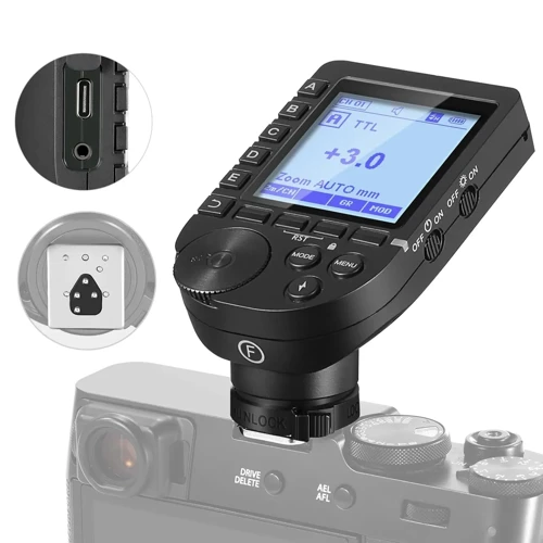 QPRO-F Fujifilm Uyumlu TTL Kablosuz Flaş Tetikleyici