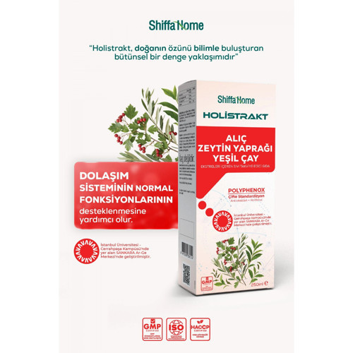 Alıç, Zeytin Yaprağı ve Yeşil Çay İçeren Sıvı Ekstrakt 250 ML