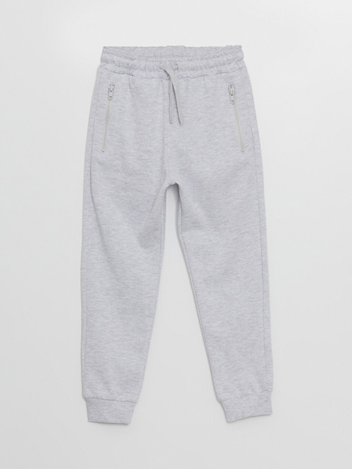 LCW Kids Gri Beli Lastikli Erkek Çocuk Jogger Eşofman Altı