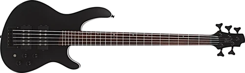 C5hbks Bas Gitar 5 Telli, Siyah Satin, Mba1p-5 / Mba1p-5