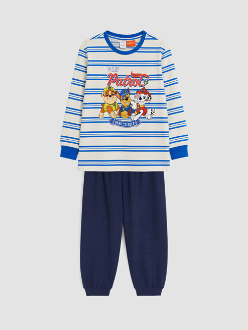 LCW Kids Ekru Paw Patrol Baskılı Erkek Çocuk Pijama Takım