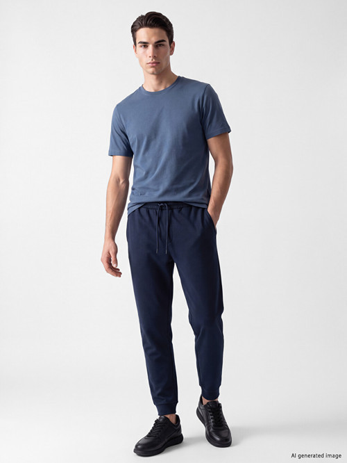 LCWAIKIKI Classic Lacivert Regular Fit Erkek Jogger Eşofman Altı