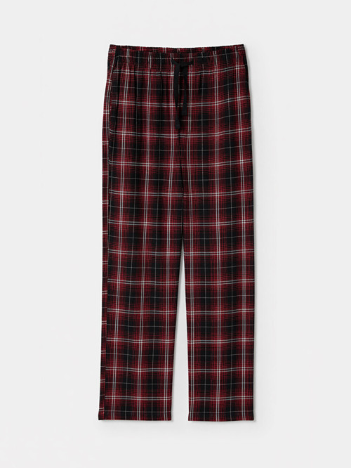 LC WAIKIKI Kırmızı Regular Fit Ekose Erkek Pijama Altı