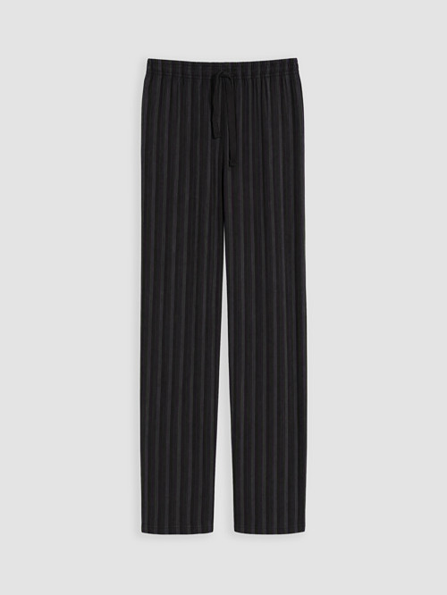 LC WAIKIKI Siyah Çizgili Erkek Pijama Alt