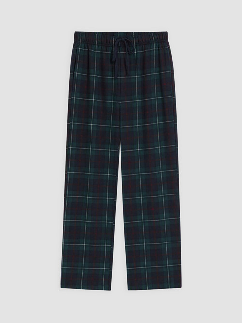 LC WAIKIKI Yeşil Regular Fit Ekose Erkek Pijama Alt