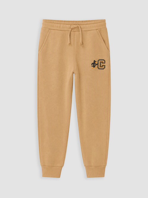 LC WAIKIKI Bej Nakışlı Erkek Çocuk Jogger Eşofman Altı