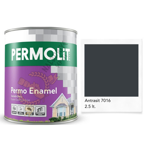 Enamel Sentetik Yağlı Boya ANTRASİT GRİ 2.5 Lt.