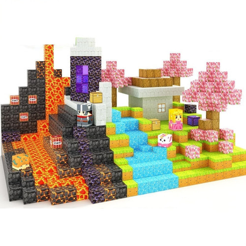 Manyetik Yapı Küpleri – Magic Portal Set (100 Parça)