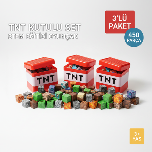 TNT Kutulu Set – 3'lü Paket (450 Parça)