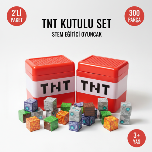 TNT Kutulu Set – 2'li Paket (300 Parça)