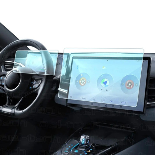 BYD Seal AWD 2025 Uyumlu 15.6″ Navigasyon ve Dijital Gösterge 9H Nano Ekran Koruyucu 2’li Set