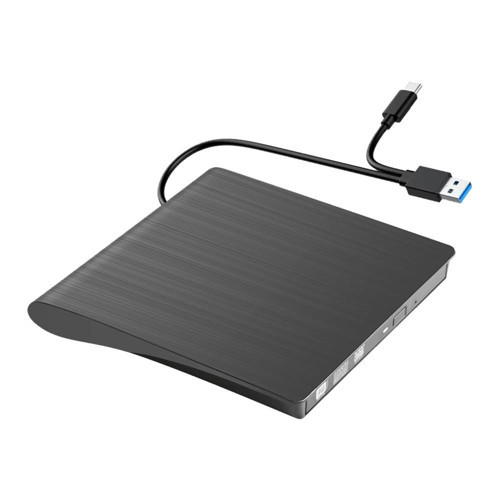 DVDWRT-SLM Harici Dvdrw Slim, Siyah Dvd Yazıcı Writer (KDO)