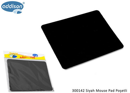 300142 Siyah Mouse Pad Poşetli (KDO)