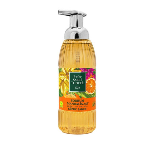 500ml Köpük Bodrum Mandalinası Sabun Pet Şişe (KDO)