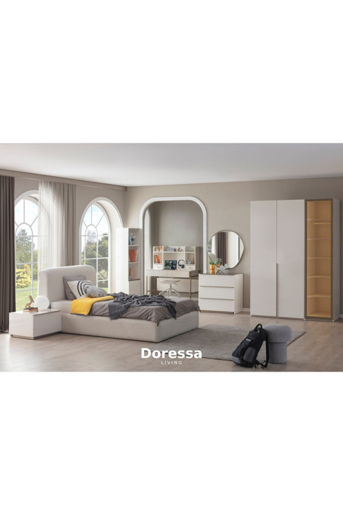 Doressa Home Lobby Sağ Reflekte 3 Kapılı Genç Odası Takımı