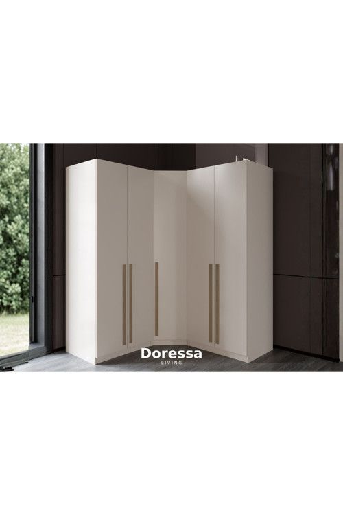 Doressa Home Sante 5 Kapılı Köşe Gardırop