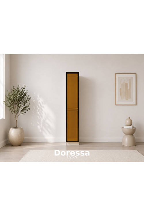 Doressa Home Marle 1 Kapılı Reflekte Camlı Askılıklı Gardırop