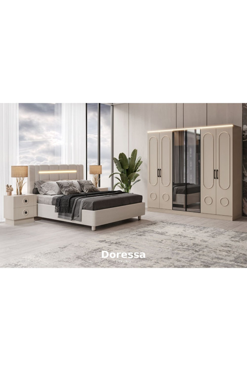 Doressa Home Sone Beige Yatak Odası Takımı