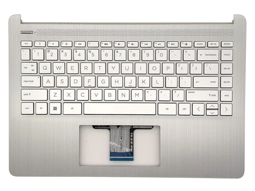 HP 14s-fq0xxx Klavye Kasa Silver