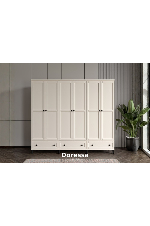 Duns Moon 6 Kapılı Gardırop