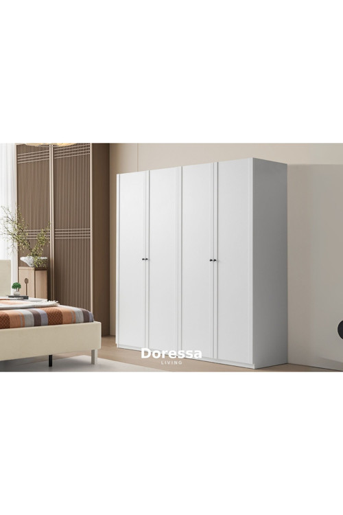 Folt White 4 Kapılı Gardırop