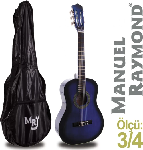 Klasik Gitar Junior Manuel Raymond Mrc87bls (kılıf Hediye)