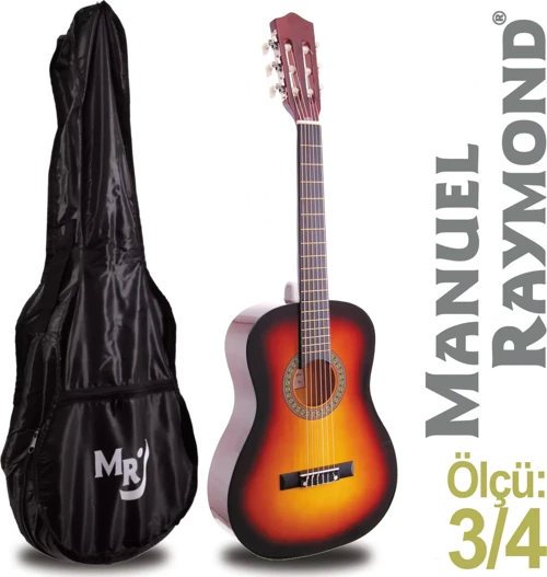 Klasik Gitar Junior Manuel Raymond Mrc87sb (kılıf Hediye)