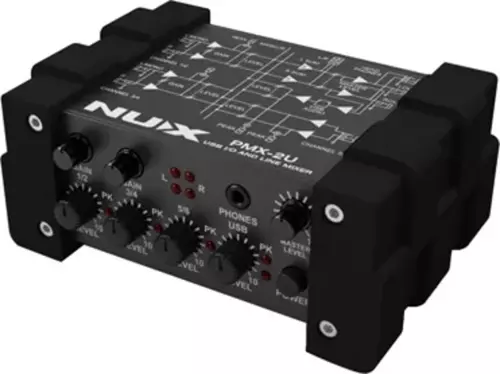 Çoklu Kanal Mini Mikser Usb Nux Pmx-2u