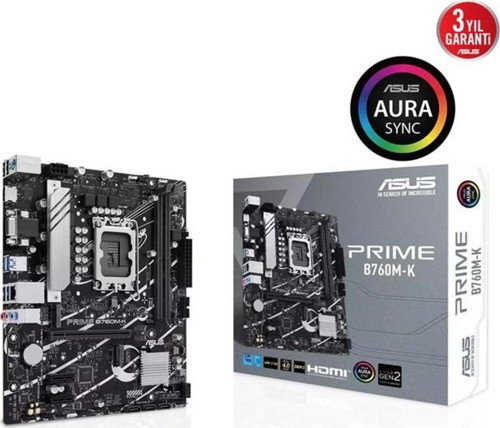 Prime B760M-K D5 1700P Vga Hdmi 90Mb1Fı0-M0Eay0