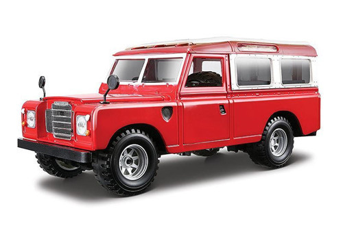 Land Rover Series II Kırmızı 1:24 Model Araba
