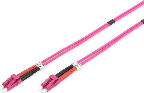 Dk-2533-01/4 Lc-Lc Fiber Optik Patch Kablo 1 Metre Multimode Duplex 50/125 Lszh Om4