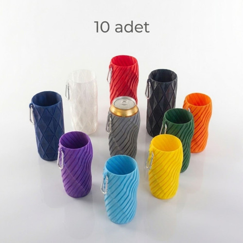 Bira Çorabı,Bira Kılıfı,İçecek Kılıfı,İçecek Gizleyici,10’lu Karışık Renk Paket – 500 ml Uyumlu (10 Adet)