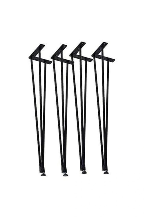 Metal Masa Ayağı ,72 Cm Firkete Ayak 4 Adet