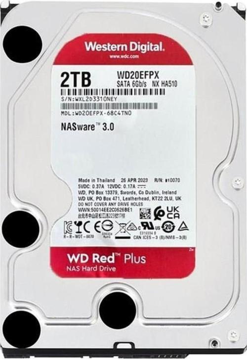 Wd 2Tb Wd20Efpx Red 3.5" 5400Rpm 64Mb Sata3 Nas Disk