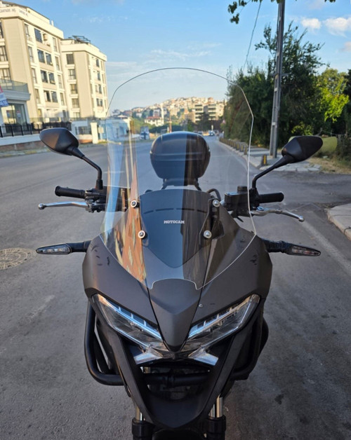 Honda VFR 800 Crosrunner Ön Cam 2015-2016 Model 56cm Şeffaf Renkli 4mm