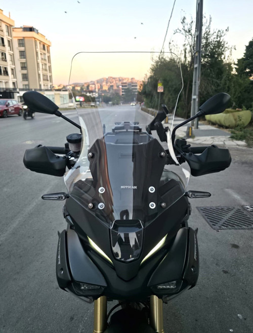 Yamaha Tracer 9 GT Ön Cam 2025-2026 Model 60cm Şeffaf Renkli 4mm