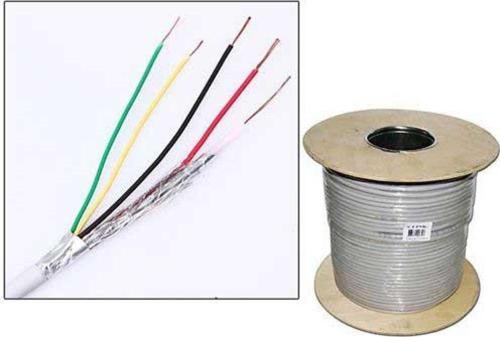2+1 250Mt Bakır Cctv Kablosu 2X0,50+1X0,33