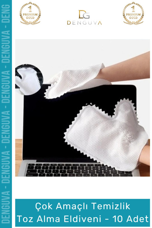 Özel Üretim Yüksek Kaliteli Mikrofiber Pratik Çok Amaçlı Temizlik Toz Alma Eldiveni 10 Adet