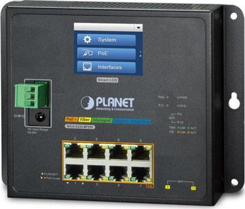Pl-Wgs-5225-8P2Sv Endüstriyel Duvar Tip Yönetilebilir Switch (Industrial Wall-Mount Managed Switch)&